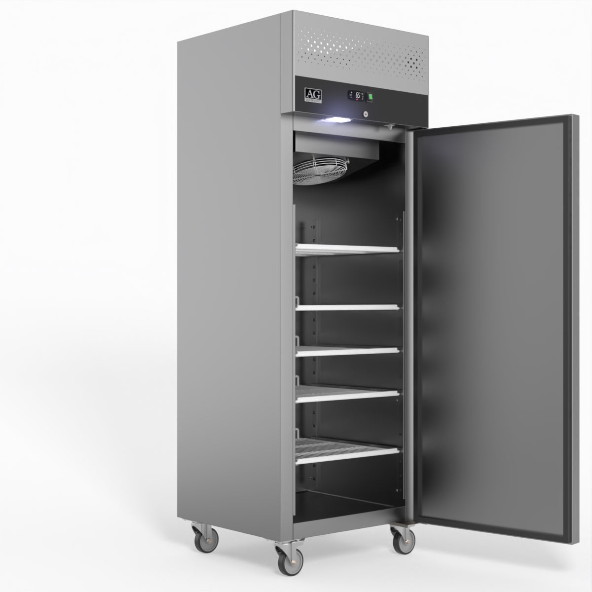 429L Stainless Steel Upright Single Door Refrigerator - Commercial Kitchen, Restaurant, Bar & Home Use