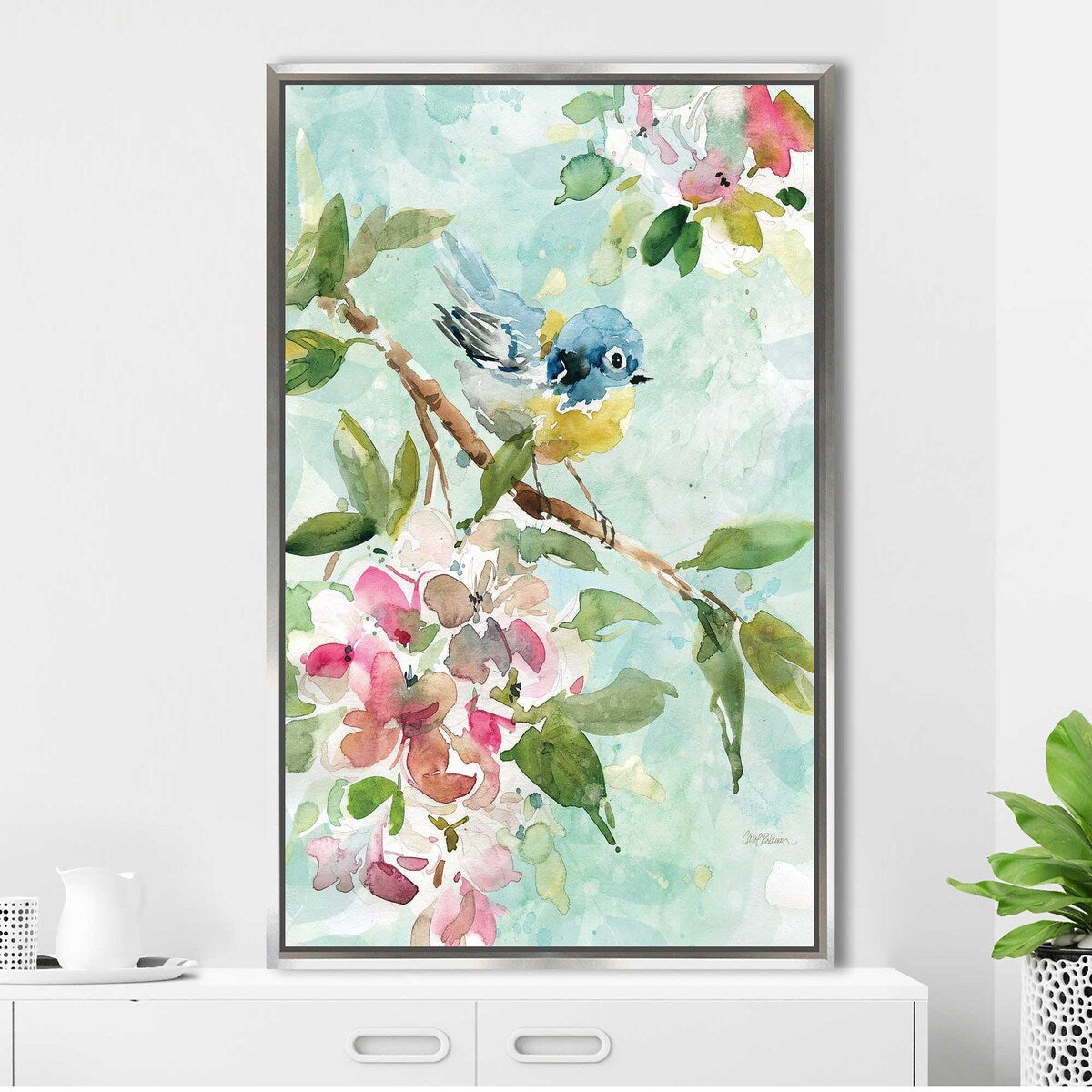 Carol Robinson 'Asbury Garden Song I' Art Print on Floating Canvas - Perfect for Home Decor, Living Room, Bedroom & Office Wall Art