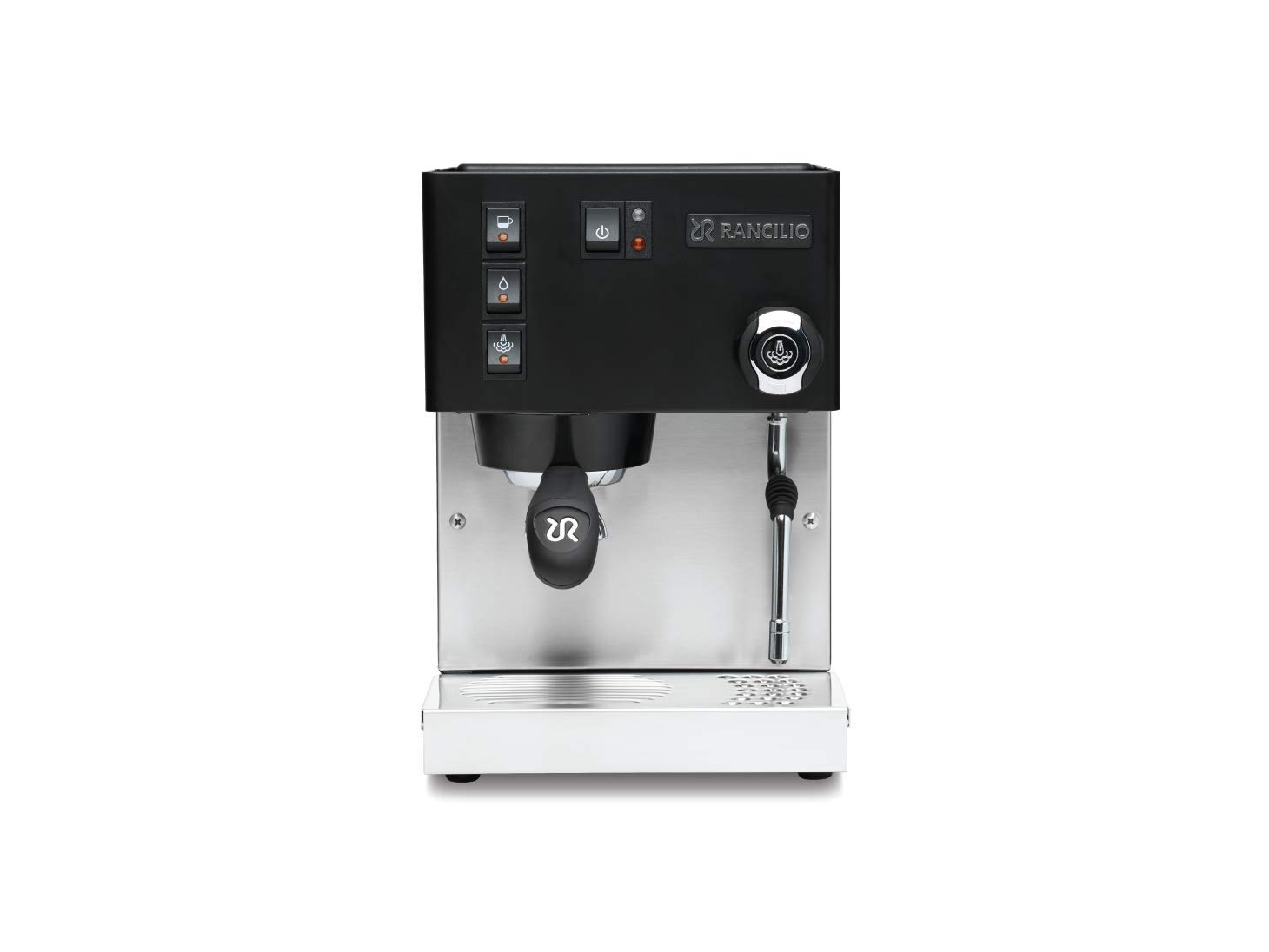 Premium Rancilio Silvia Espresso Machine - Professional Grade Italian Coffee Maker for Home Baristas | Perfect for Latte, Cappuccino & Espresso Drinks | Sleek Black Design for Modern Kitchens