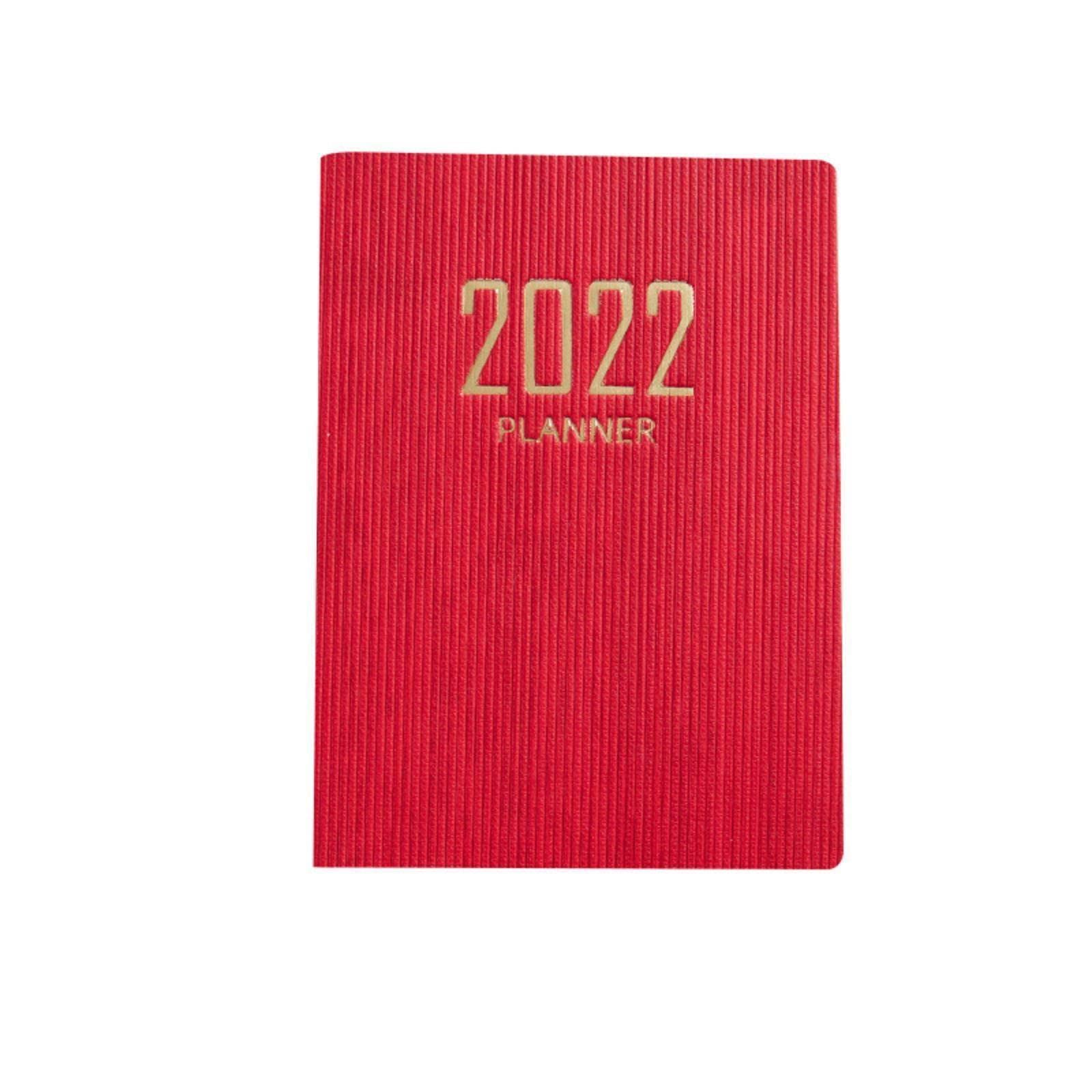 2022 A7 Mini Notebook - 365 Days Portable Pocket Notepad with Daily & Weekly Planner | Perfect for Office, School & Travel Organization | Stationery & Agenda Supplies for Students & Professionals