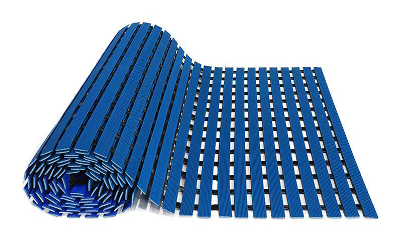 Non-Slip PVC Strip Mat Roll - Waterproof & Durable Floor Protection for Gyms, Garages, and Workout Areas