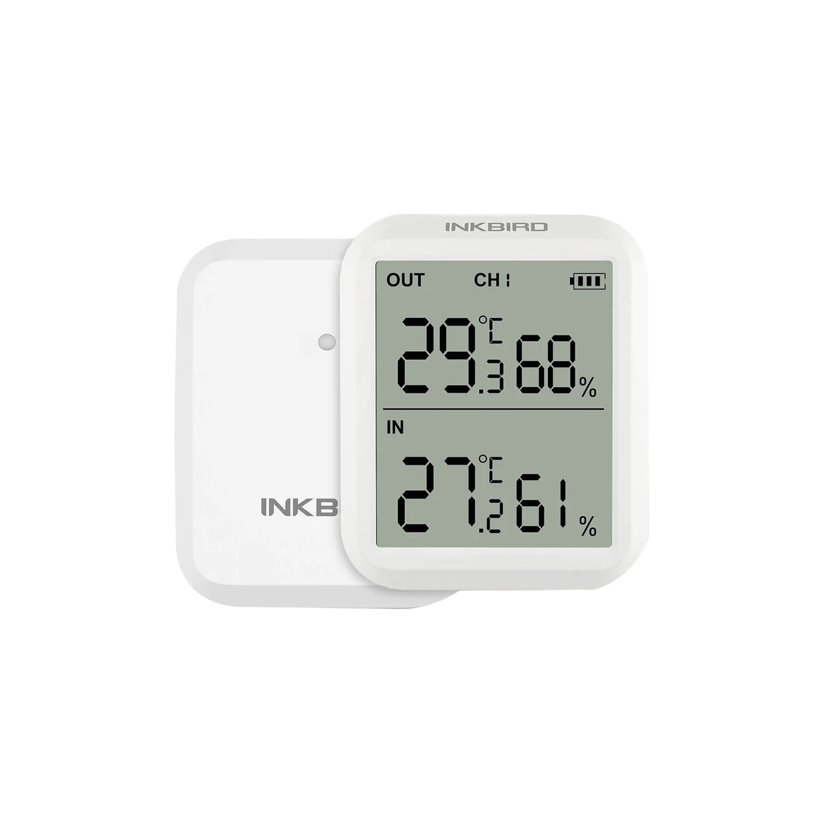 ITH-20R Wireless Digital Hygrometer Thermometer - Accurate Indoor/Outdoor Temperature & Humidity Monitor for Home, Greenhouse, Baby Room, Office