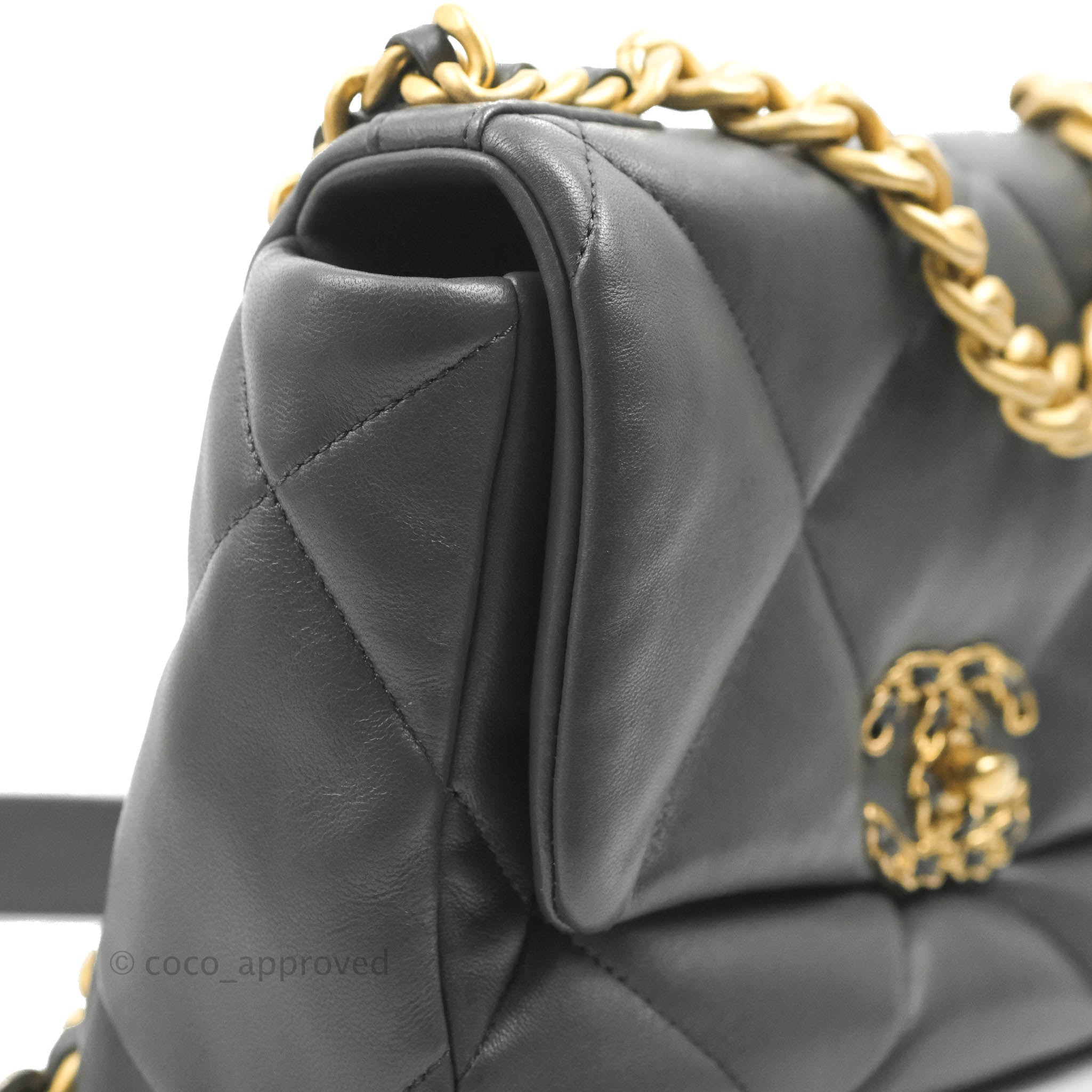 Chanel 19 Small Handbag Dark Grey Mixed Hardware - Luxury Crossbody Bag for Women, Perfect for Date Night & Evening Events