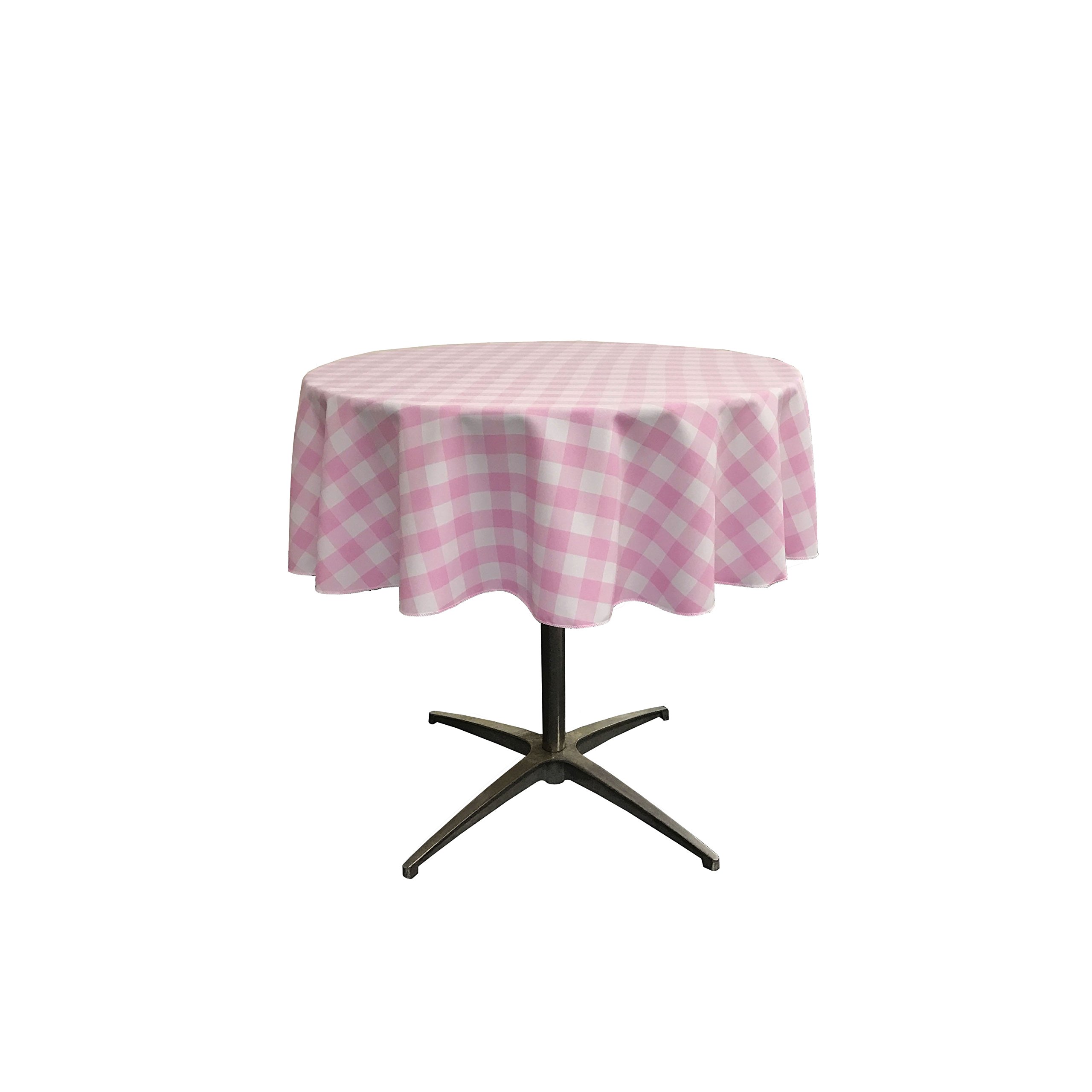 LA Linen Gingham Tablecloth - 58