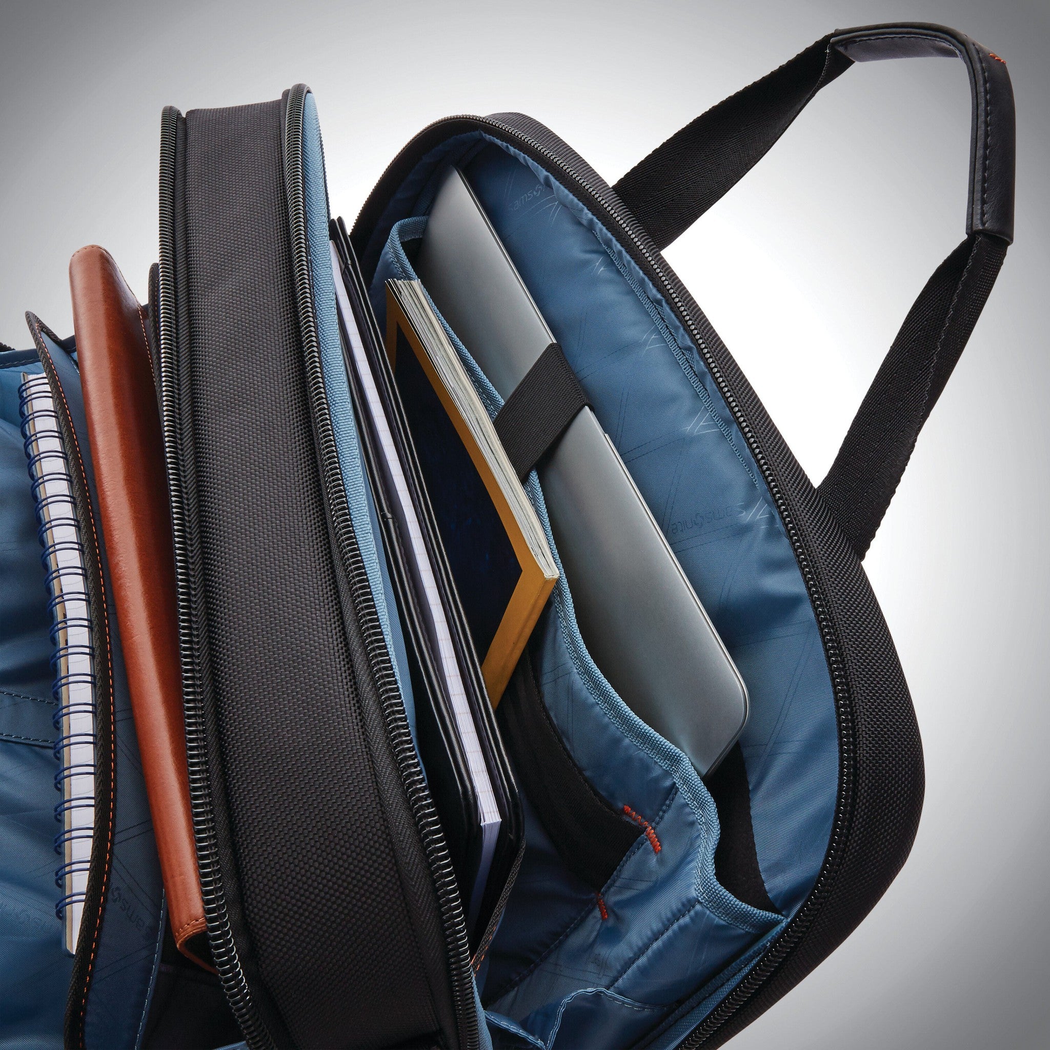 Samsonite Pro Double Compartment Business Briefcase - Professional Laptop Bag for Work & Travel | Perfect for Office, Business Trips & Daily Commute