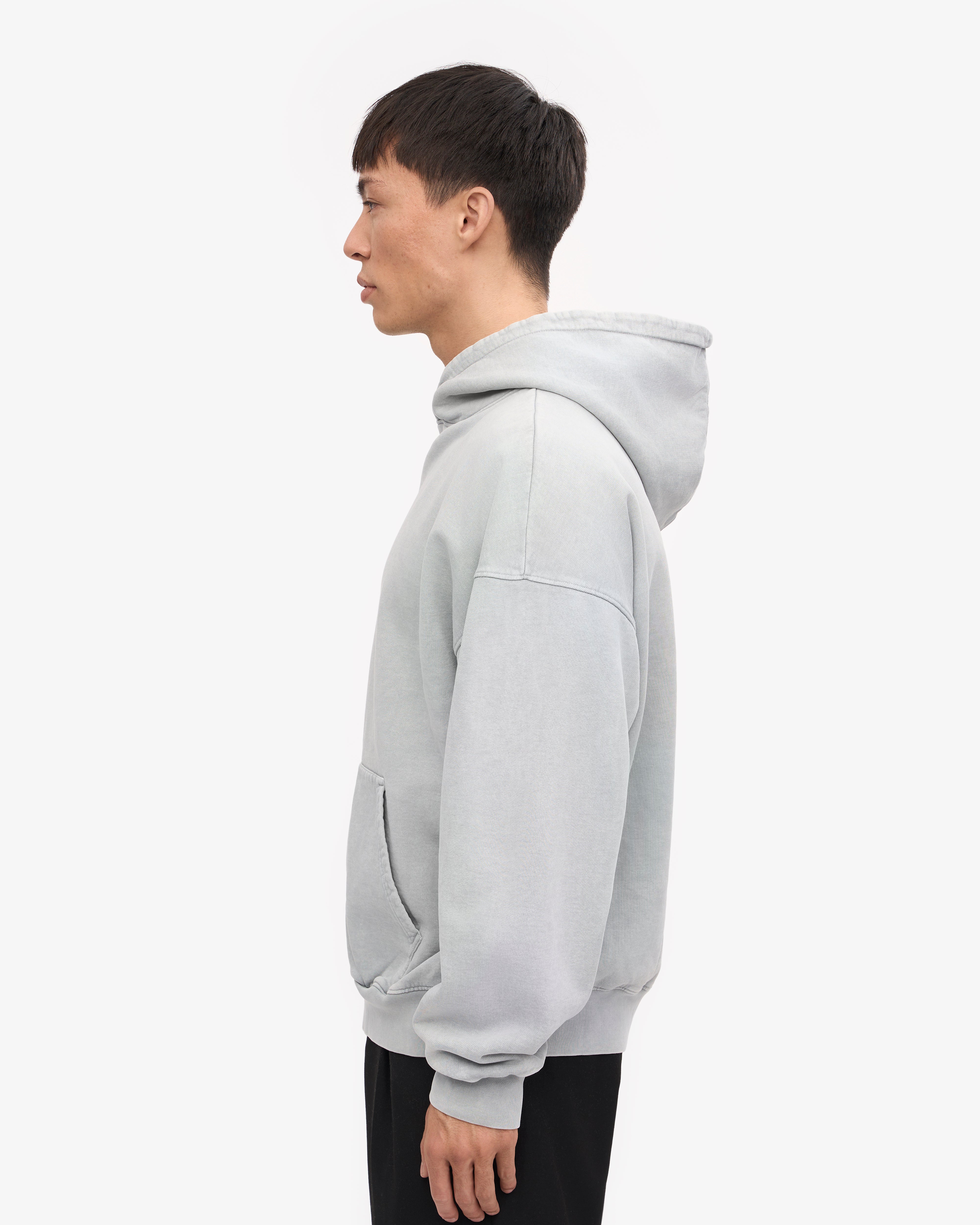 Organic Oversized Hoodie - Faded Grey - Cozy & Stylish Pullover for Men & Women - Perfect for Casual Wear, Loungewear & Outdoor Activities