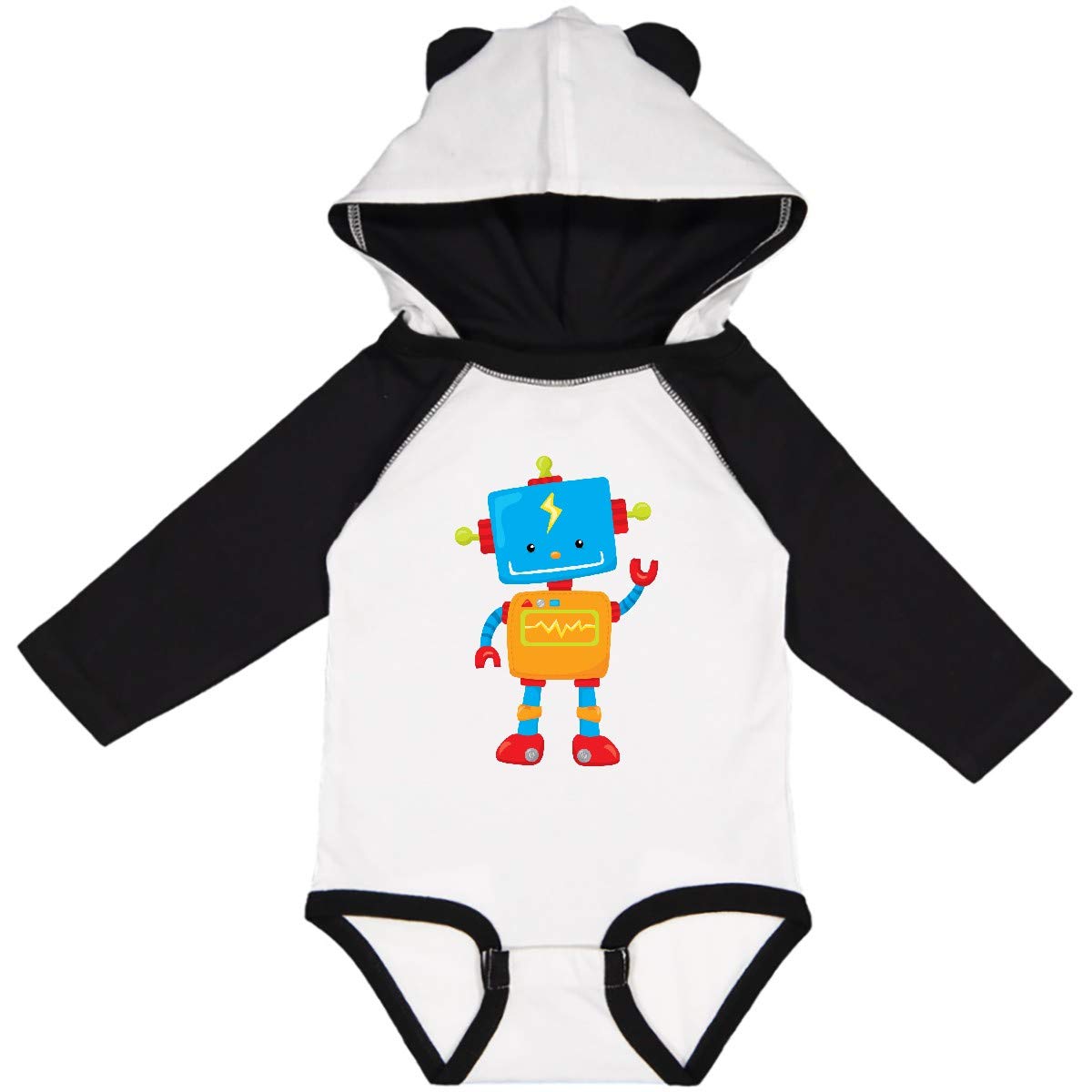 Inktastic Toy Robot Long Sleeve Baby Bodysuit - Cute & Comfortable Infant Romper for Boys & Girls - Perfect for Playtime, Daycare & Family Photos