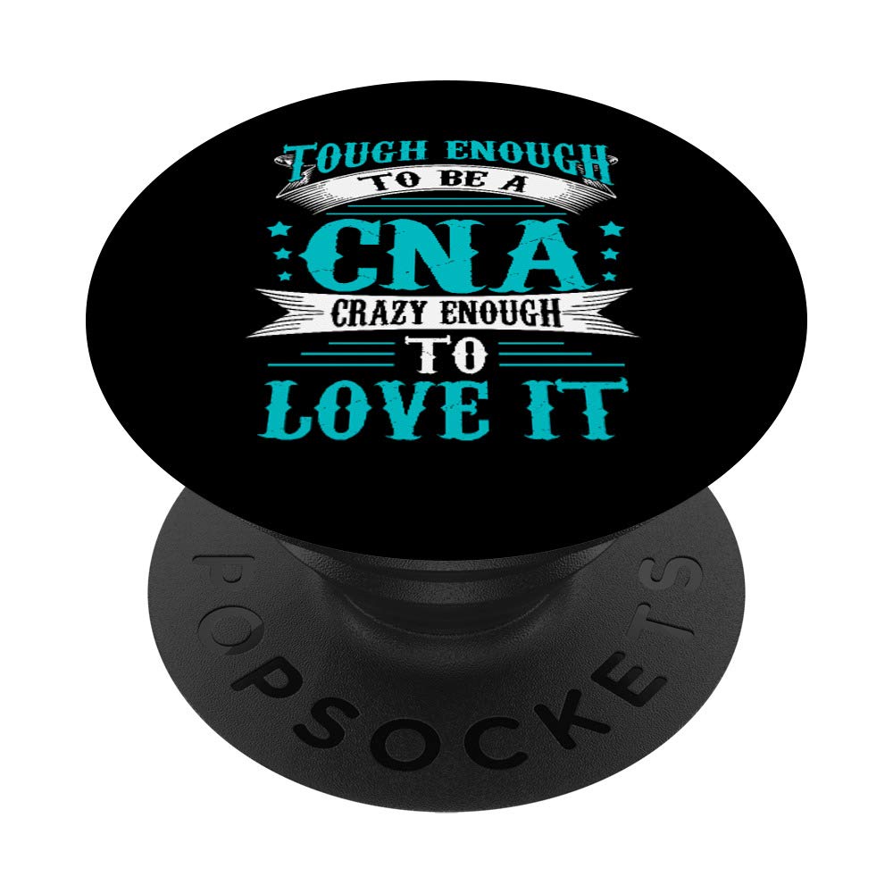 Funny CNA PopSockets Phone Grip & Stand - Expandable Phone Holder for iPhone, Samsung & Tablets - Perfect for Nurses, Healthcare Workers & Medical Students
