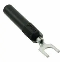 Fluke Pomona 3744A Banana Jack to Spade Lug Adapter - 4mm & 6mm Sizes (Models 1929943, 1929955, 1929966) - Perfect for Electrical Testing, Lab Equipment & DIY Electronics Projects