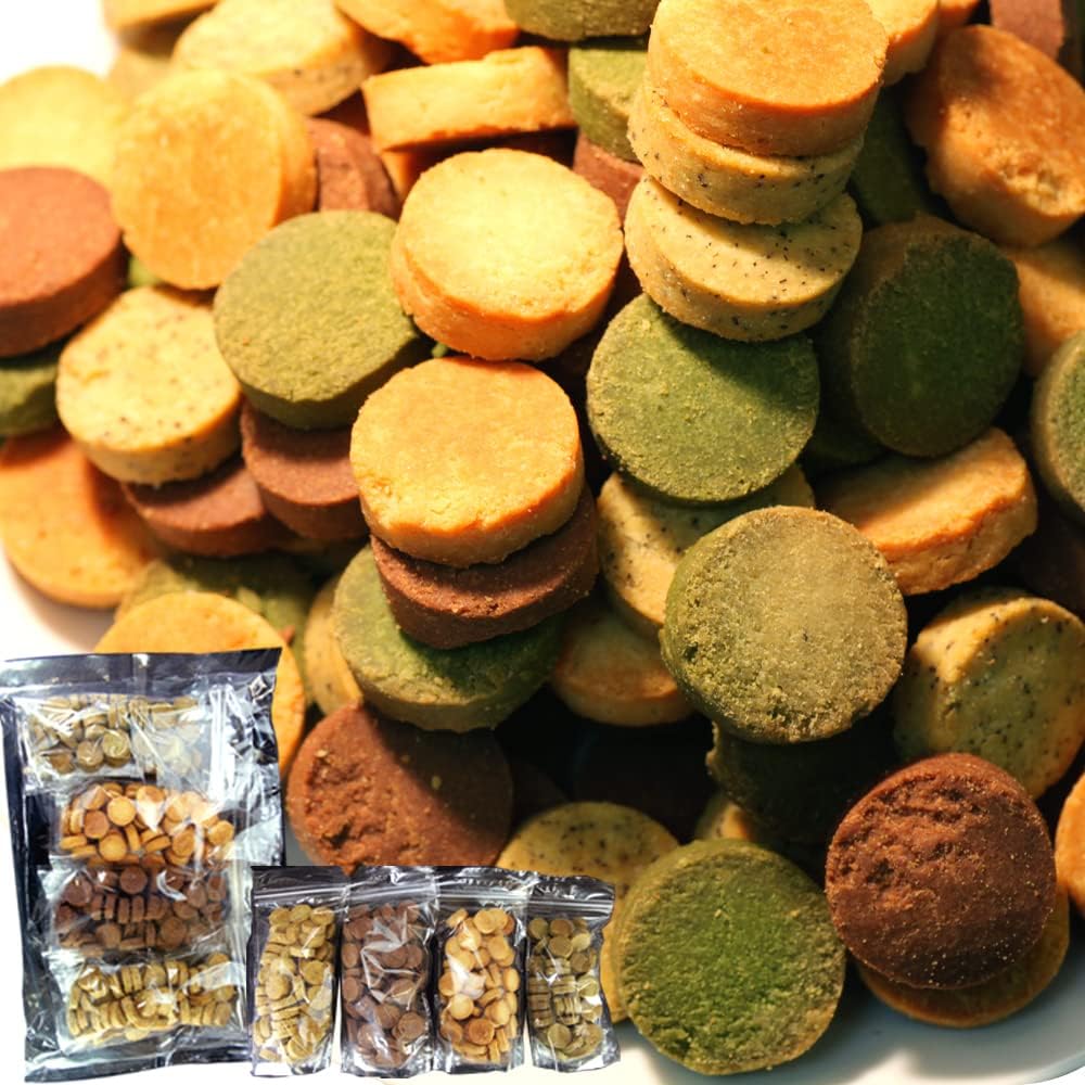 Zero Sugar Okara Soybean Curd Cookies - 4 Flavor Variety Pack (1kg) | High Protein, Low Carb, Gluten-Free Snacks for Keto Diet & Healthy Lifestyle | Perfect for Office, Travel & Gift Giving