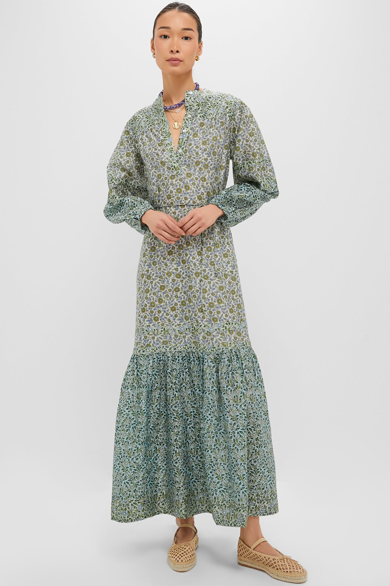 Bonita Sonila Viviana Women's Maxi Dress - Flowy Long Summer Dress with Pockets, Perfect for Beach, Vacation, and Casual Outings