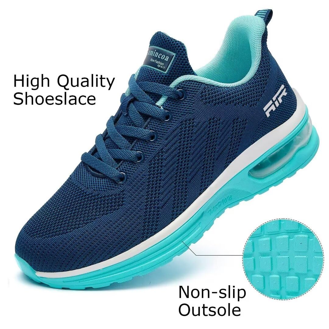 Women's Lightweight Air Cushion Running Shoes - Breathable Gym Sneakers for Walking, Workout & Tennis | Perfect for Jogging, Training & Casual Wear
