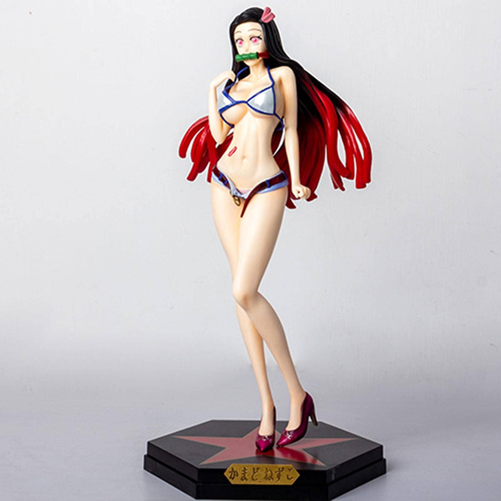 Demon Slayer Kamado Nezuko 34cm Anime Action Figure - Eco-Friendly PVC Collectible Statue, Handcrafted Anime Model for Display & Gifts | Perfect for Anime Fans, Home Decor & Collection