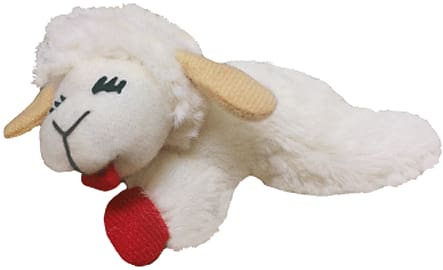 Premium Lamb Chop Cat Toy - Soft & Durable Plush for Playful Kittens - Interactive Pet Toy for Indoor Cats - Perfect for Playtime, Training & Bonding