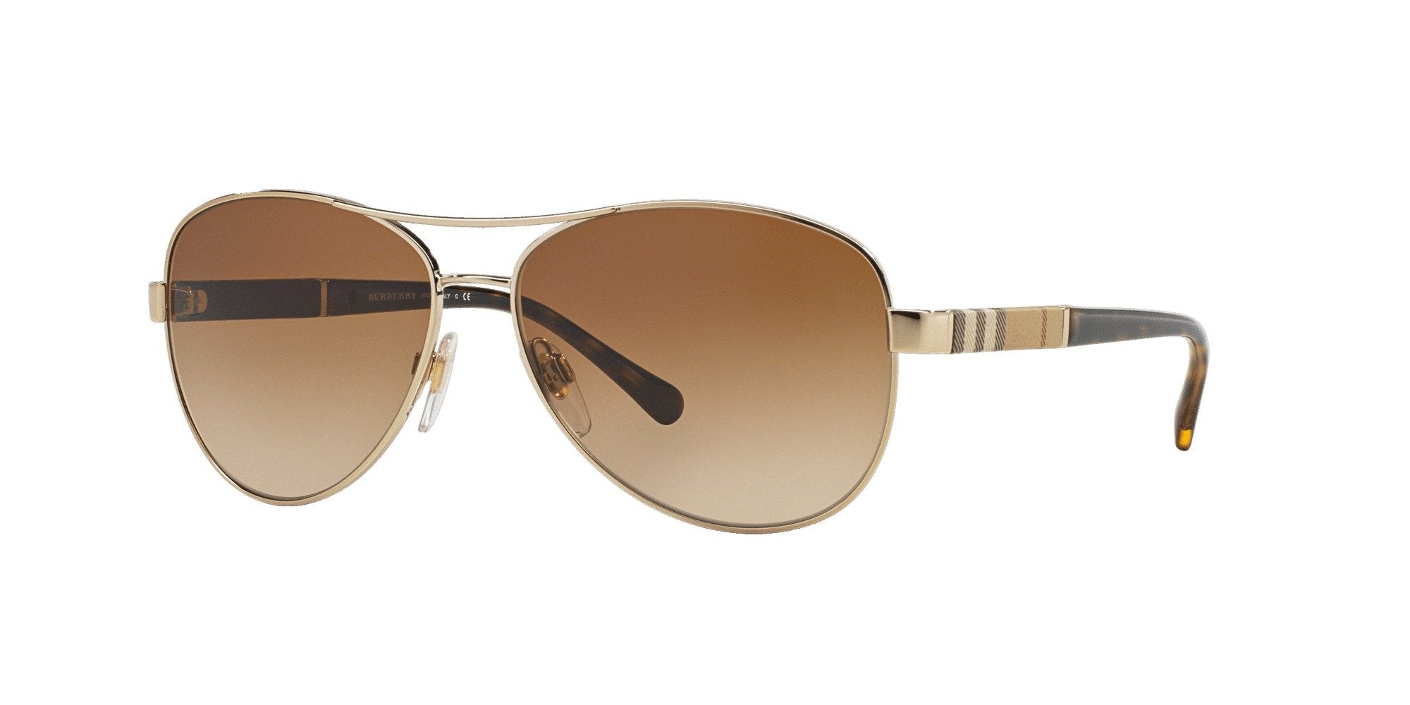 Burberry BE3080 Sunglasses - Classic Aviator Style with UV Protection for Men & Women | Perfect for Outdoor Activities, Travel, and Fashion Accessories