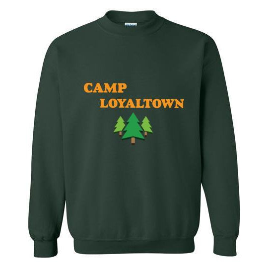 Loyaltown Men's Crewneck Sweatshirt - Soft Cotton Pullover Casual Long Sleeve Shirt for Everyday Wear, Gym, and Outdoor Activities