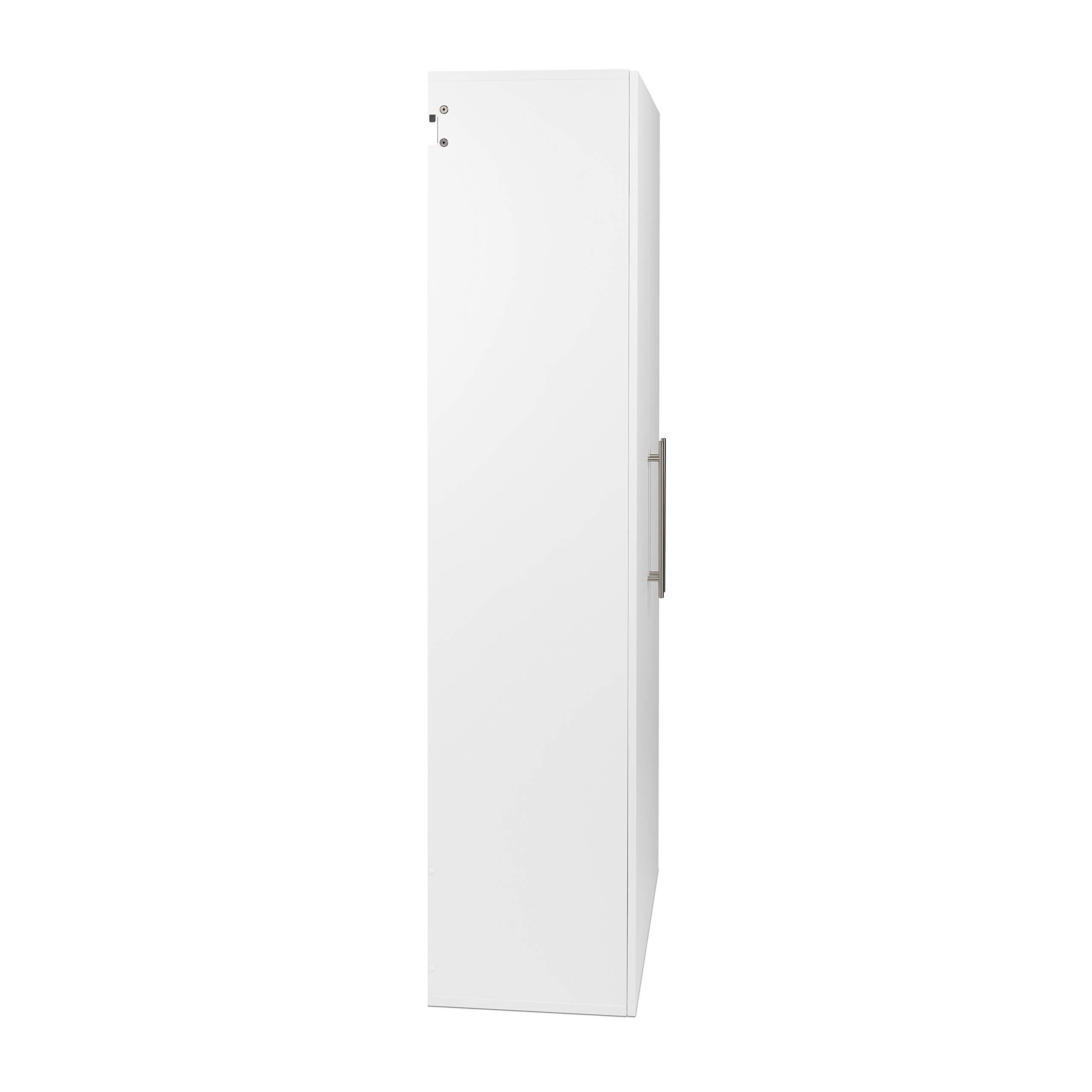 Prepac 30-Inch Wall Mounted Shoe Storage Cabinet with 40 Cubbies - White (30