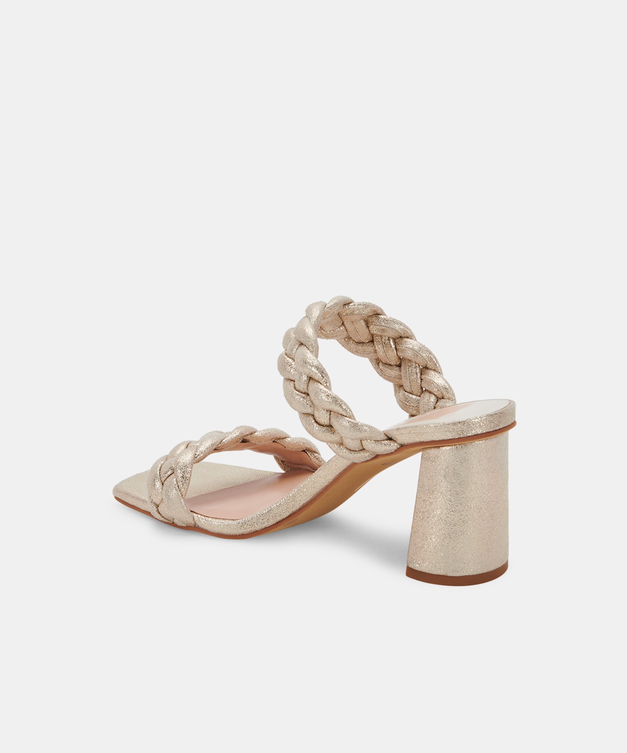 PAILY Women's Light Gold Metallic Heels - Stella Suede Pumps for Parties, Weddings & Evening Events | Comfortable & Stylish Dress Shoes