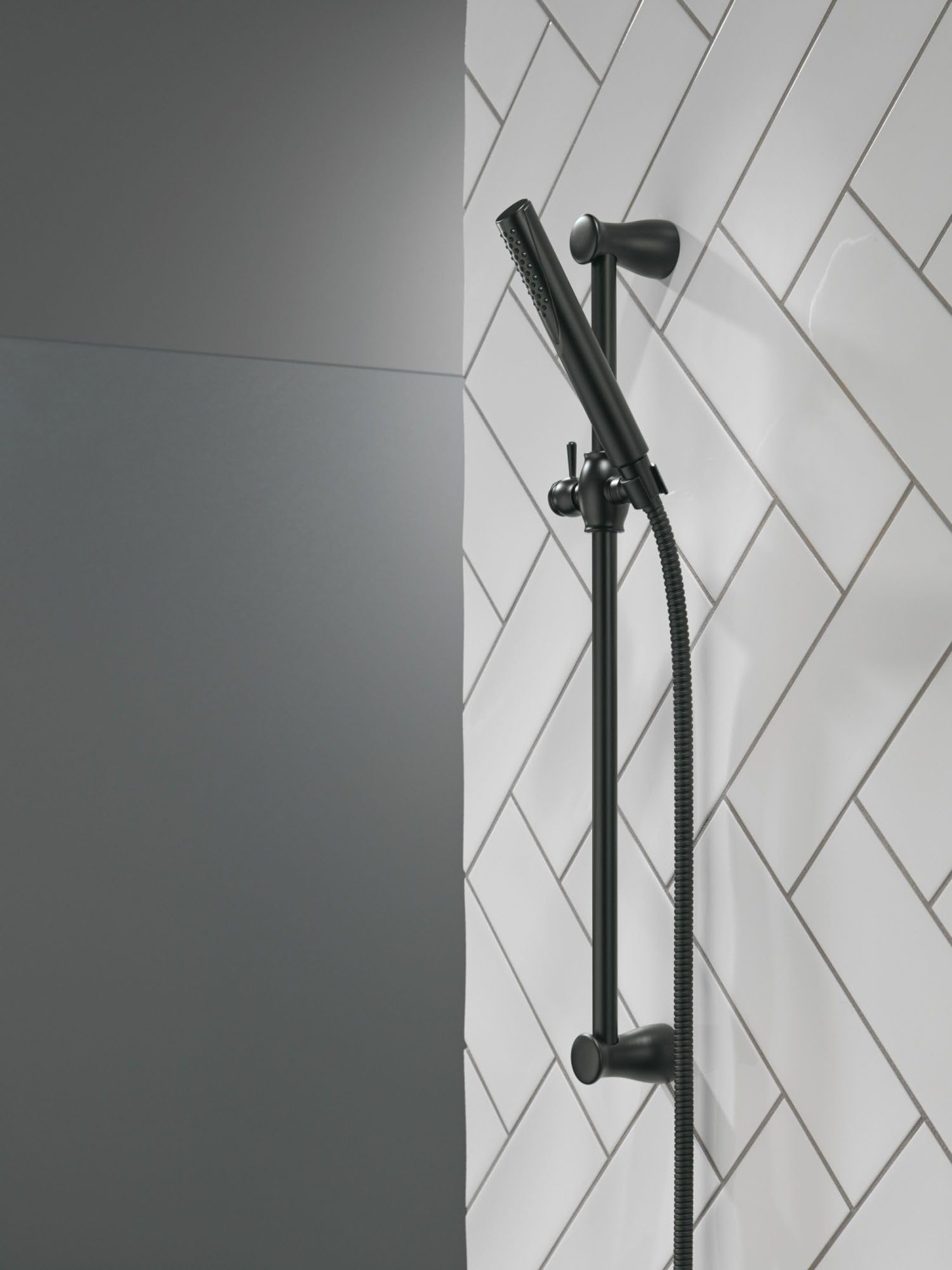 Delta Faucet Compel Slide Bar Handheld Shower with Hose - Brushed Nickel Detachable Shower Head & Adjustable Slide Bar - Perfect for Bathroom, Spa, and Relaxing Shower Experience (Model 57085-SS)