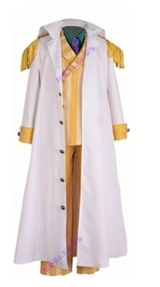 Anime OP Borsalino Cosplay Costume - Kizaru Admiral Suit Full Set for Halloween, Comic Con & Cosplay Events | One Piece Inspired Outfit