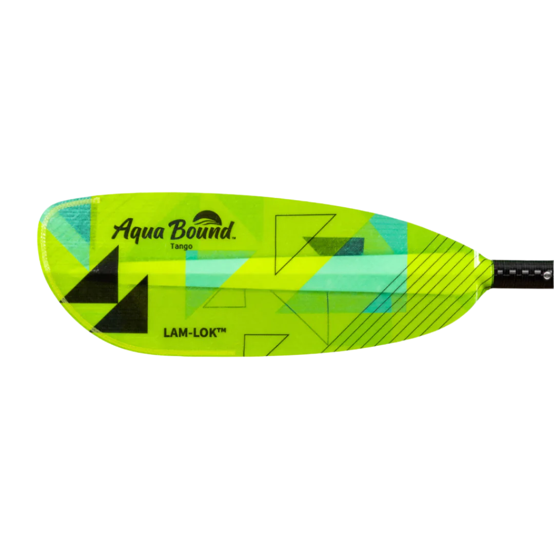 Aqua Bound Tango Lam Lok Fiberglass Kayak Paddle - Straight Shaft 2-Piece Design for Touring & Recreational Kayaking | Lightweight & Durable Paddle for Lakes, Rivers & Coastal Waters