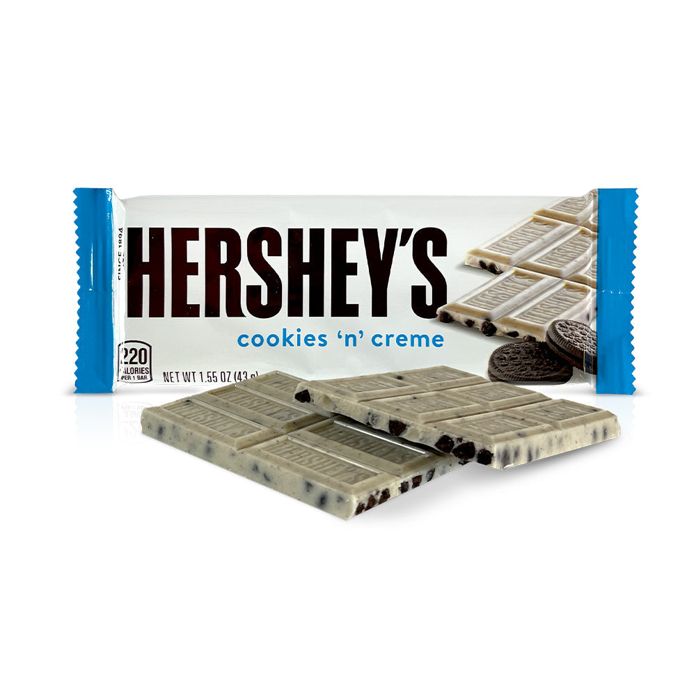 Hershey's Cookies 'N' Creme Chocolate Bars - 36 Count Bulk Box | Perfect for Parties, Halloween Treats & Office Snacks