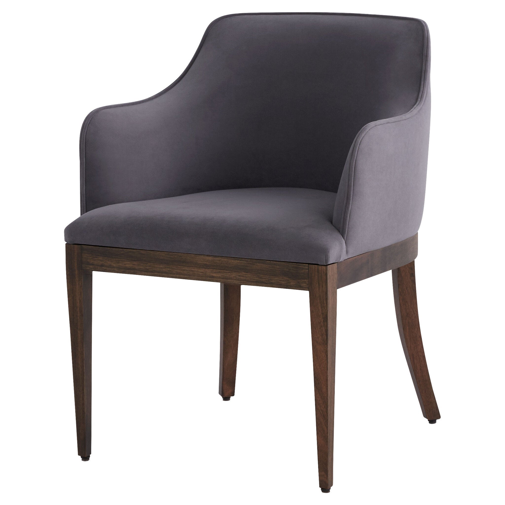 Cyan Design 11759 Dublin Chair - Dark Brown & Medium Grey Upholstered Accent Chair for Living Room, Bedroom, or Office - Stylish Modern Home Decor Furniture