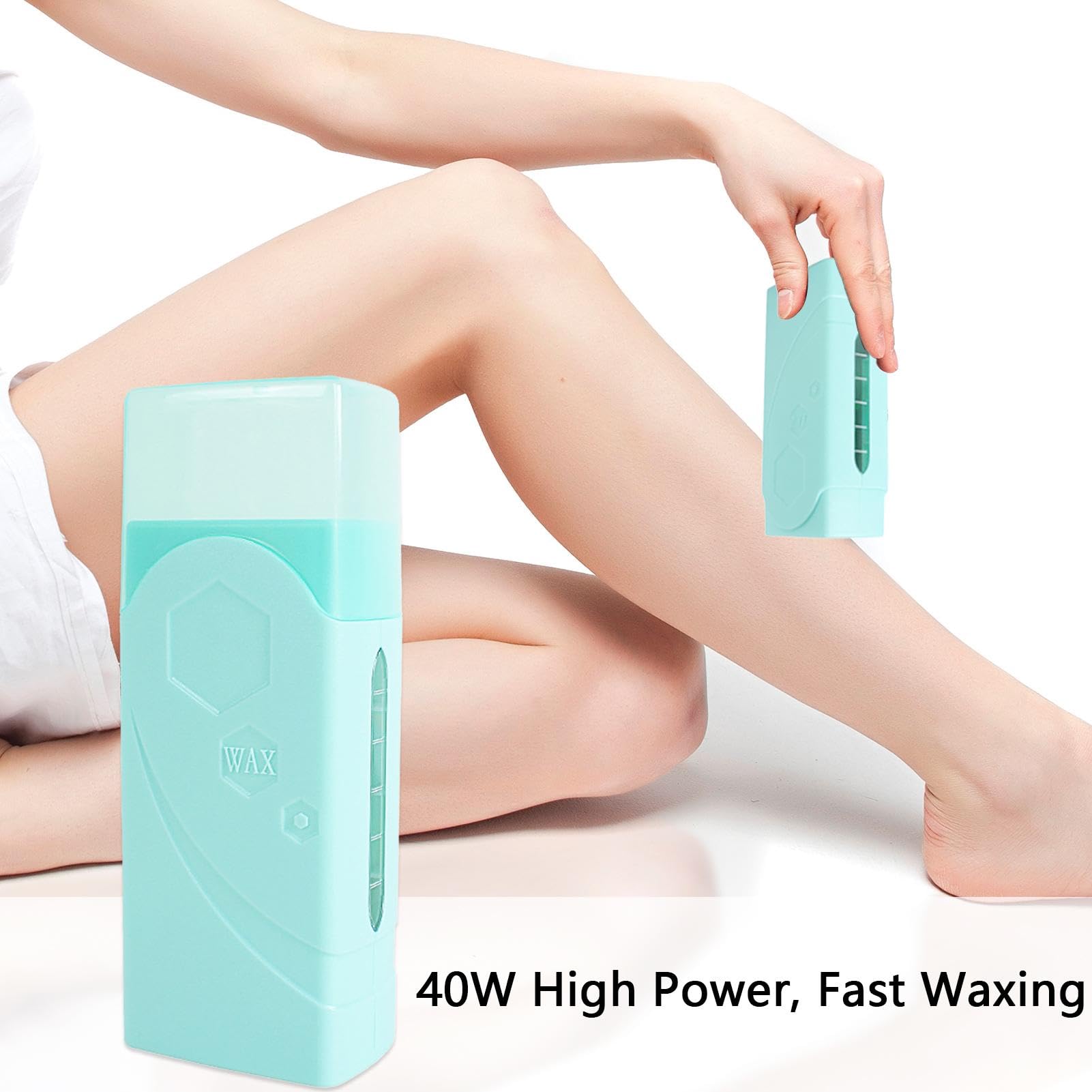 Professional Wax Warmer for Hair Removal - Fast Heating Wax Melting Device with Adjustable Temperature Control | Salon-Quality Wax Heater for Smooth Skin on Face, Hands & Legs | Perfect for Home Spa, Beauty Salons & DIY Hair Removal