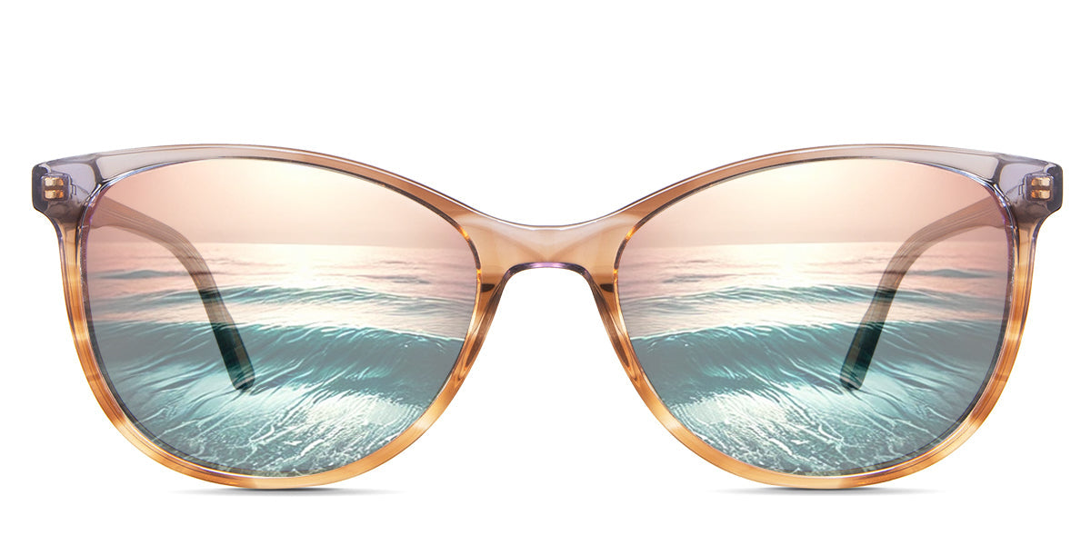 Maggie Women's Prescription Tinted Glasses - Stylish & UV Protection for Reading, Driving & Outdoor Activities