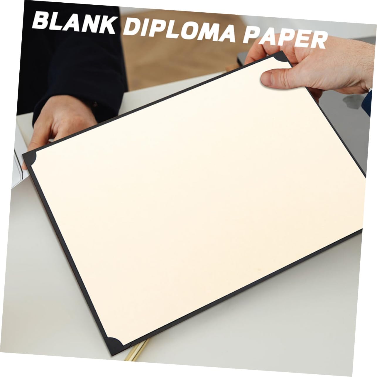 COLLBATH Blank Certificate Paper - Letter Size (8.5 x 11 inches) 8-Pack for Awards, Diplomas & Completion Certificates - Premium Printable Certificate Paper for School, Office & Recognition Events