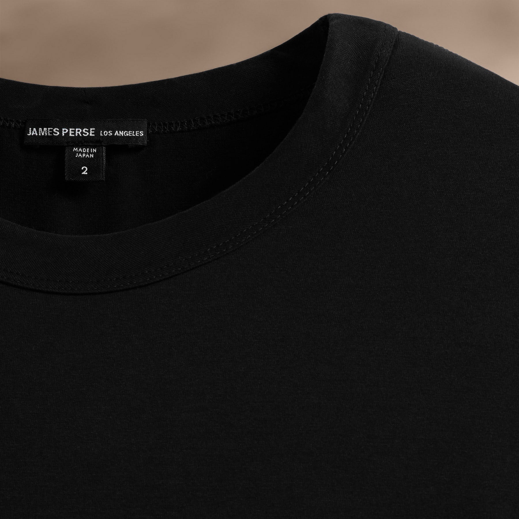 Heavy Luxe Jersey Crew Neck T-Shirt for Men - Soft Cotton Black Tee - Casual Wear & Layering Essential