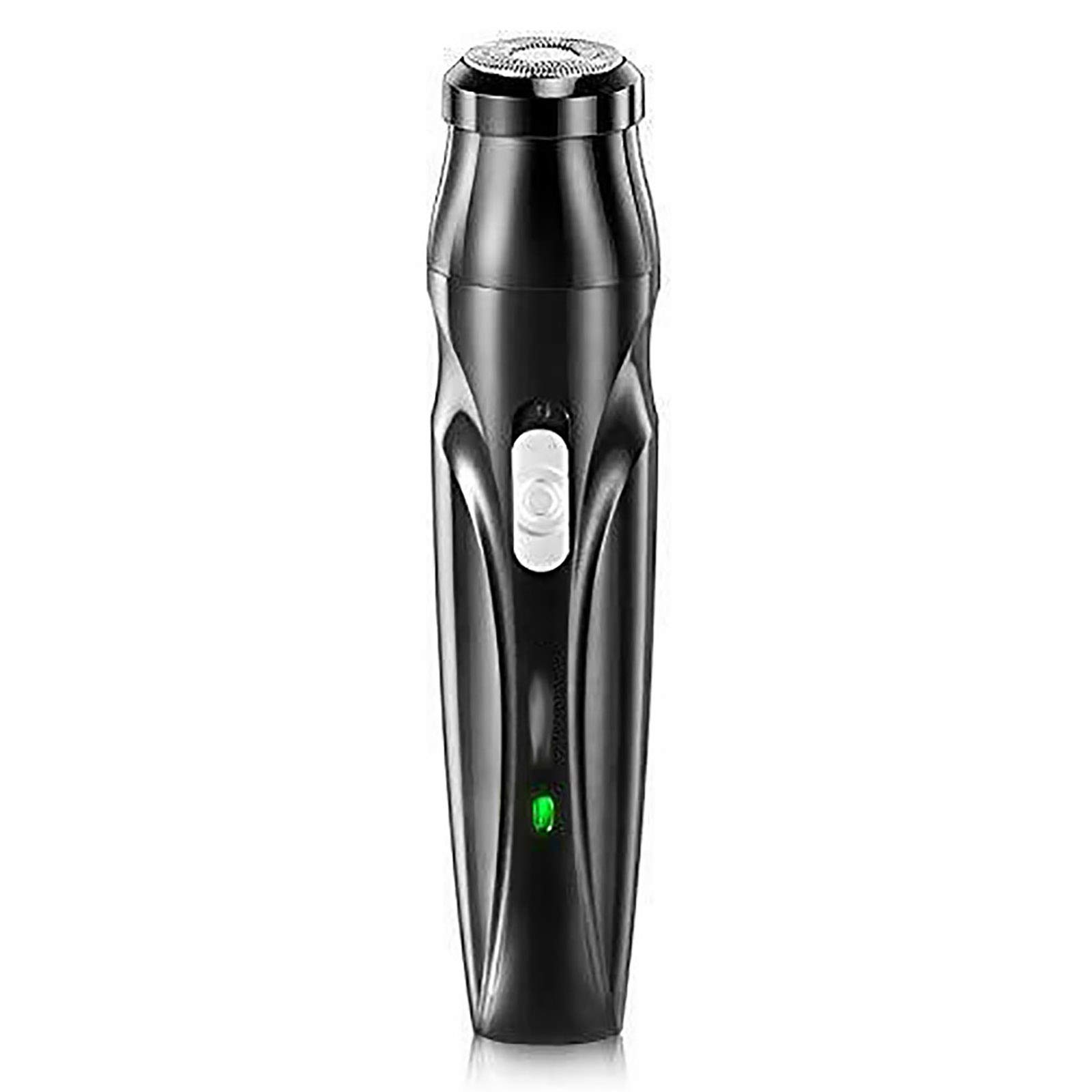 Waterproof Stainless Steel Nose Hair Trimmer Scissors - Manual & Rechargeable Grooming Tool for Men & Women with LED Light | Perfect for Travel, Home Use & Personal Grooming