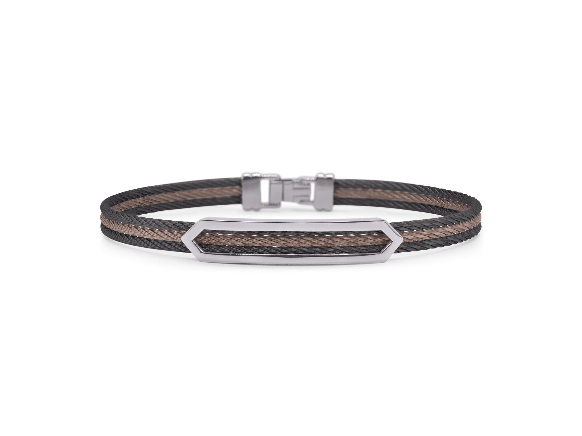 Premium Stainless Steel Arrow Bracelet for Men - Cable Open ID Design - Durable & Stylish Men's Jewelry - Perfect for Casual Wear, Gifts & Everyday Fashion