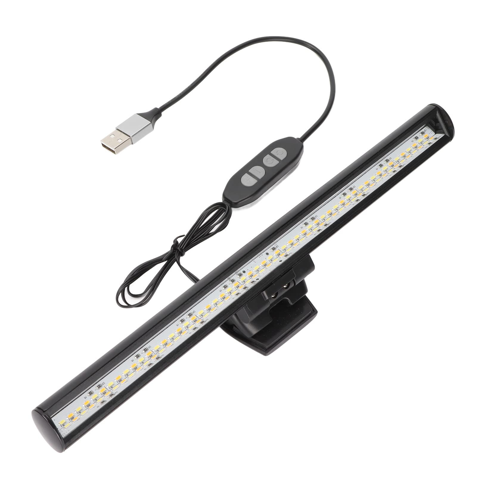 Adjustable LED Laptop Light Bar with Memory Function - Space Saving Monitor Light for Home, Office & Business Travel - Perfect for Late-Night Work, Video Calls & Eye Strain Relief