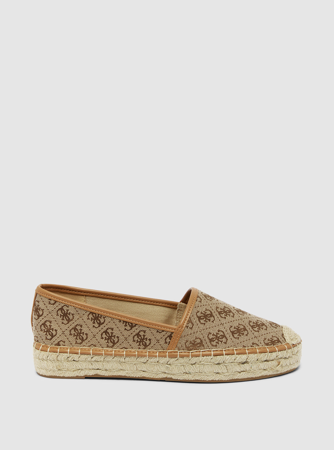 Joelyn Brown Logo Espadrilles - Comfortable Casual Shoes for Women | Perfect for Summer Outfits, Beach Walks & Everyday Wear