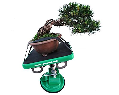 Professional Bonsai Turntable with Suction Base - Green T Mini S for Easy Plant Care & Display - Perfect for Home Decor, Gardening, and DIY Bonsai Projects