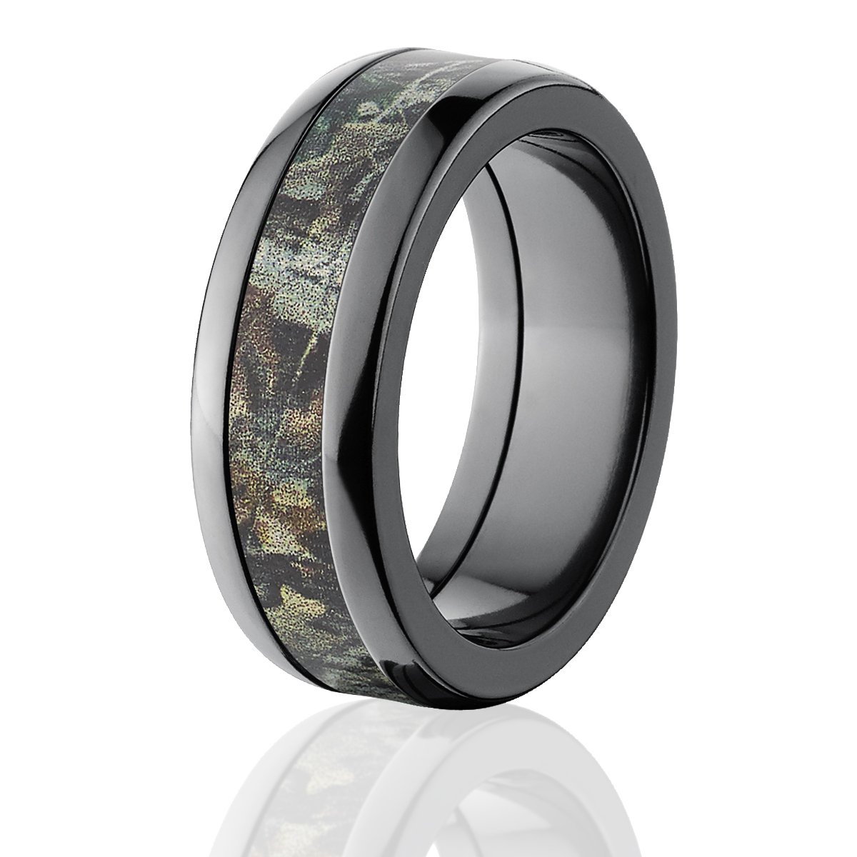 Realtree Camouflage Wedding Bands for Men - Realtree Timber Camo Rings - Durable Hunting Rings for Outdoor Enthusiasts - Perfect for Weddings, Hunting Trips, and Outdoor Adventures