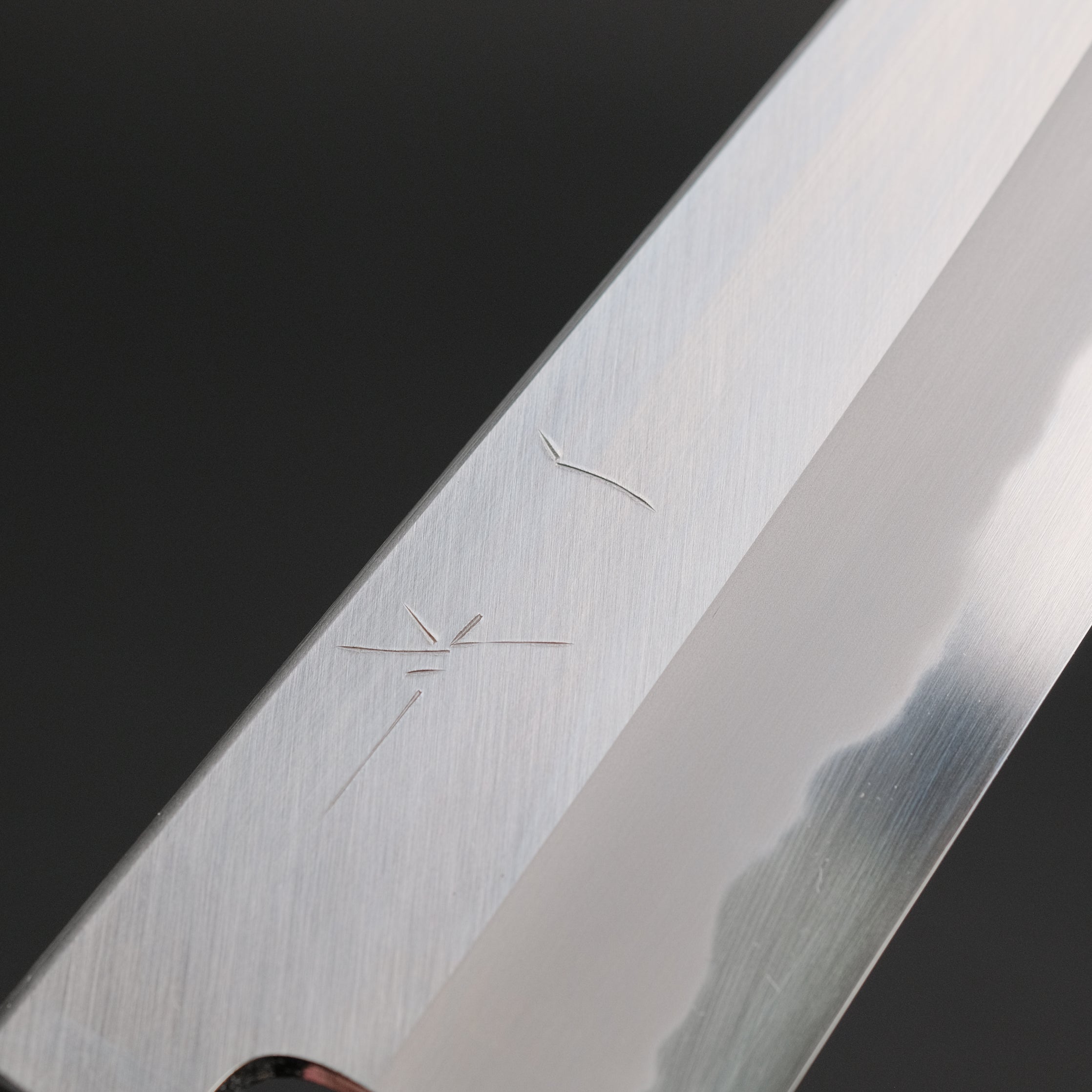 Premium Hitohira Tanaka Kyuzo Blue #1 Steel 210mm Gyuto Chef Knife - Handcrafted Japanese Ziricote Wood Handle - Perfect for Sushi, Meat Cutting & Professional Kitchen Use