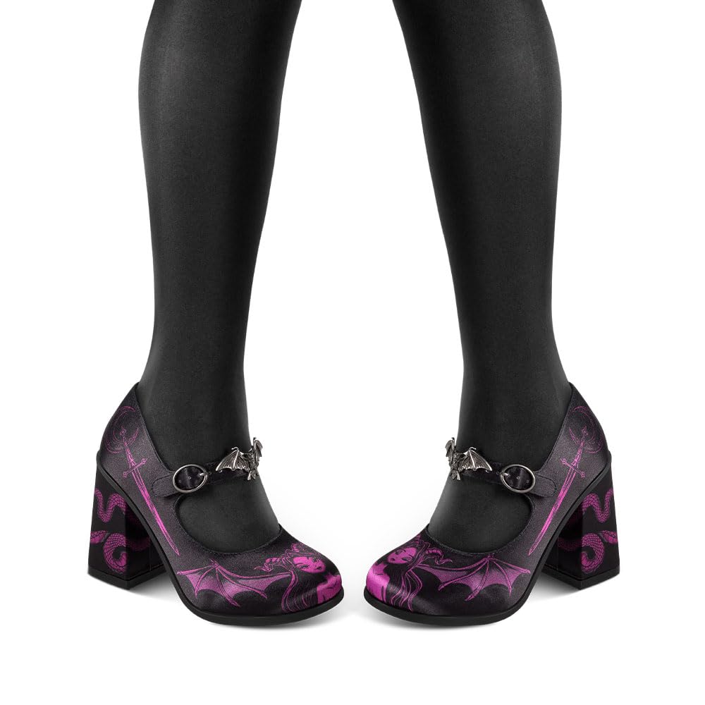 Hot Chocolate Design Chocolaticas Women's High Heel Mary Jane Pumps - Elegant Dress Shoes for Parties, Weddings & Office Wear