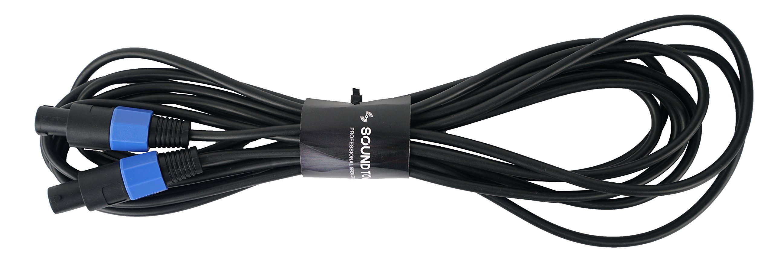 Sound Town STC-12NN25 25ft 12 Gauge 2-Conductor Male to Male Speakon Speaker Cable - Professional Audio Equipment for Live Performances, DJ Gigs & Studio Recordings