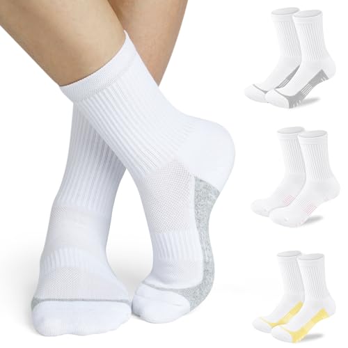 3 Pairs White