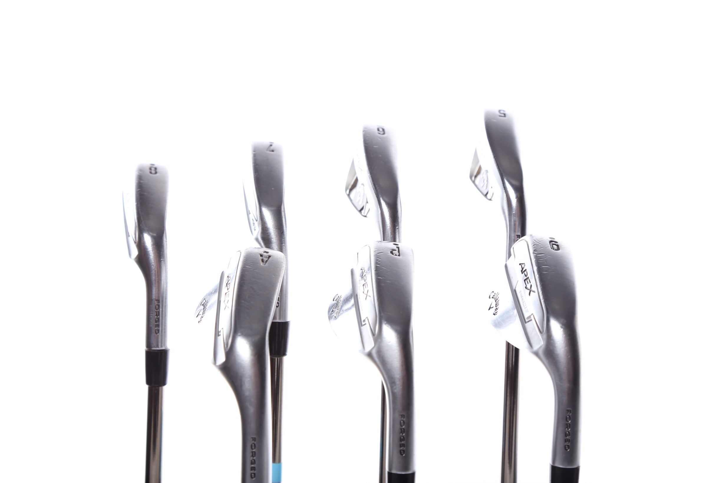 Used Callaway Apex 21 & Apex Pro 21 Combo Iron Set - Right Handed 5-PW, AW - Regular Flex Steel Shaft - Premium Golf Clubs for Men - Perfect for Driving Range & Tournament Play