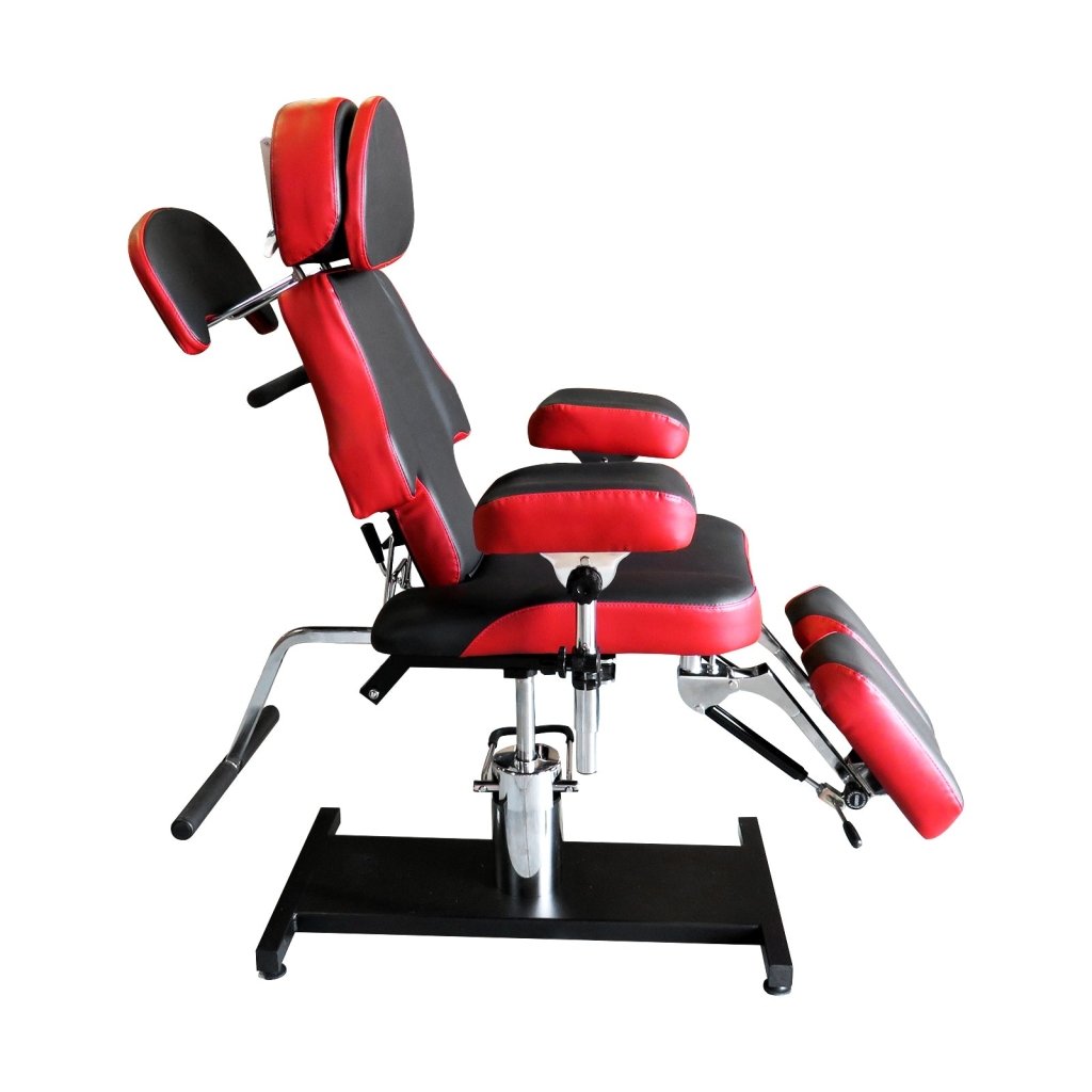 Premium Adjustable Hydraulic Tattoo Chair - Professional Tattoo Artist Stool with Ergonomic Design & Smooth Height Adjustment - Perfect for Tattoo Studios, Body Art Shops & Permanent Makeup Clinics