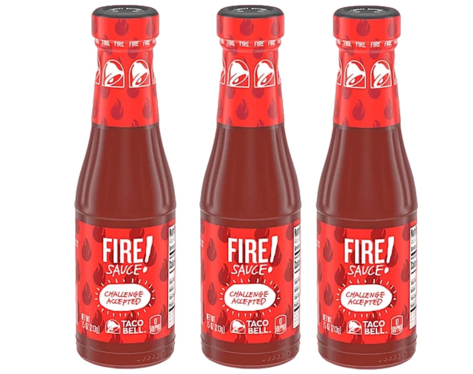 Generic Taco Bill Fire Hot Sauce - 7.5oz (3-Pack) | Extra Spicy Mexican Hot Sauce for Tacos, Burritos & Wings | Perfect for BBQ, Tailgating & Home Cooking