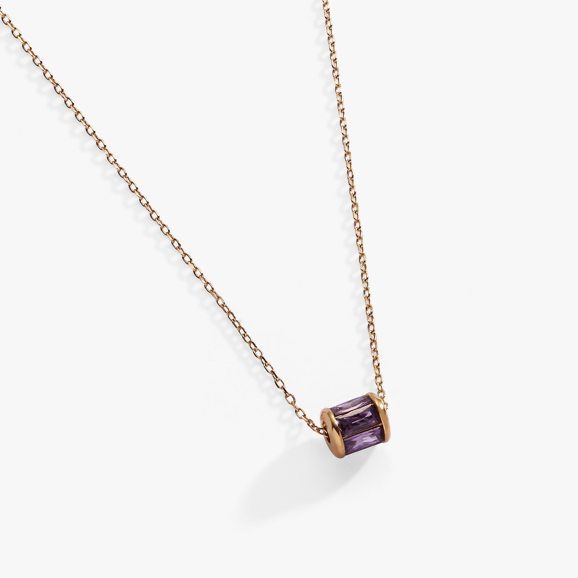 February Birthstone Amethyst Pendant Necklace - Elegant Jewelry Gift for Women, Valentine's Day & Anniversary - Perfect for Everyday Wear & Special Occasions