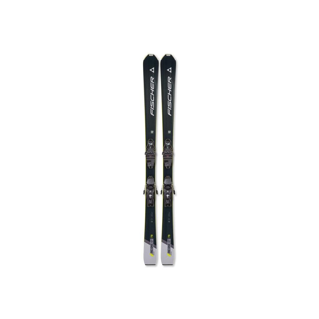 Fischer 2024 RC ONE 78 GT TWIN POWERRAIL Skis with FIT40621 RSW 10 GW Bindings - Perfect for All-Mountain Skiing and Freeride Adventures