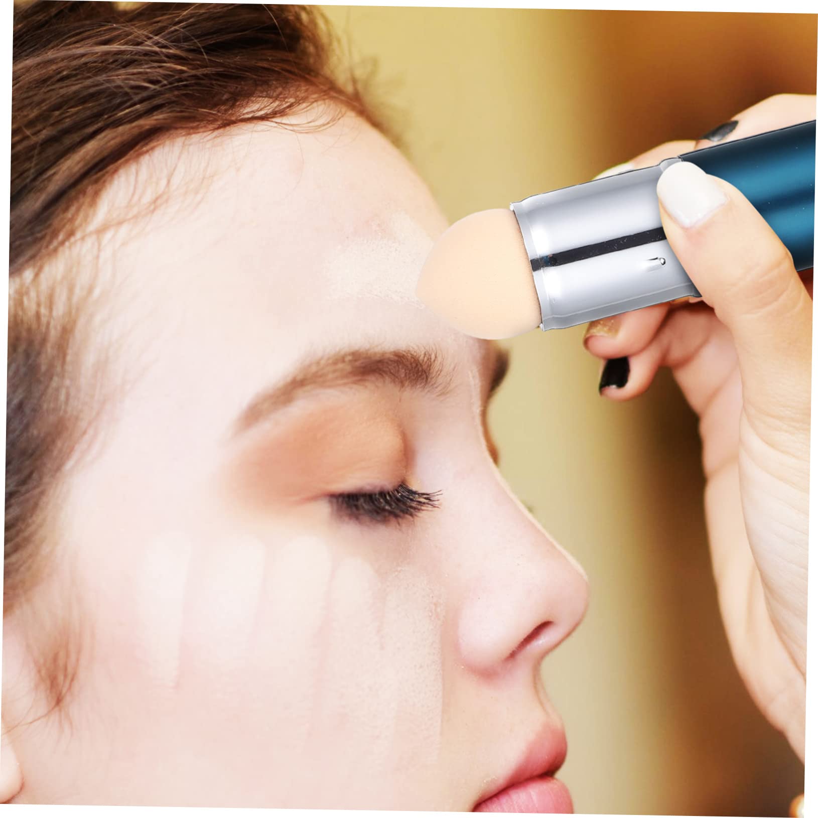 Oil Absorbing Volcanic Stone Face Roller - Aluminum Alloy Oil Control Ball for Makeup & Skincare | Portable Oil-Removing Gadget for Oily Skin, Touch-ups & On-the-Go Use