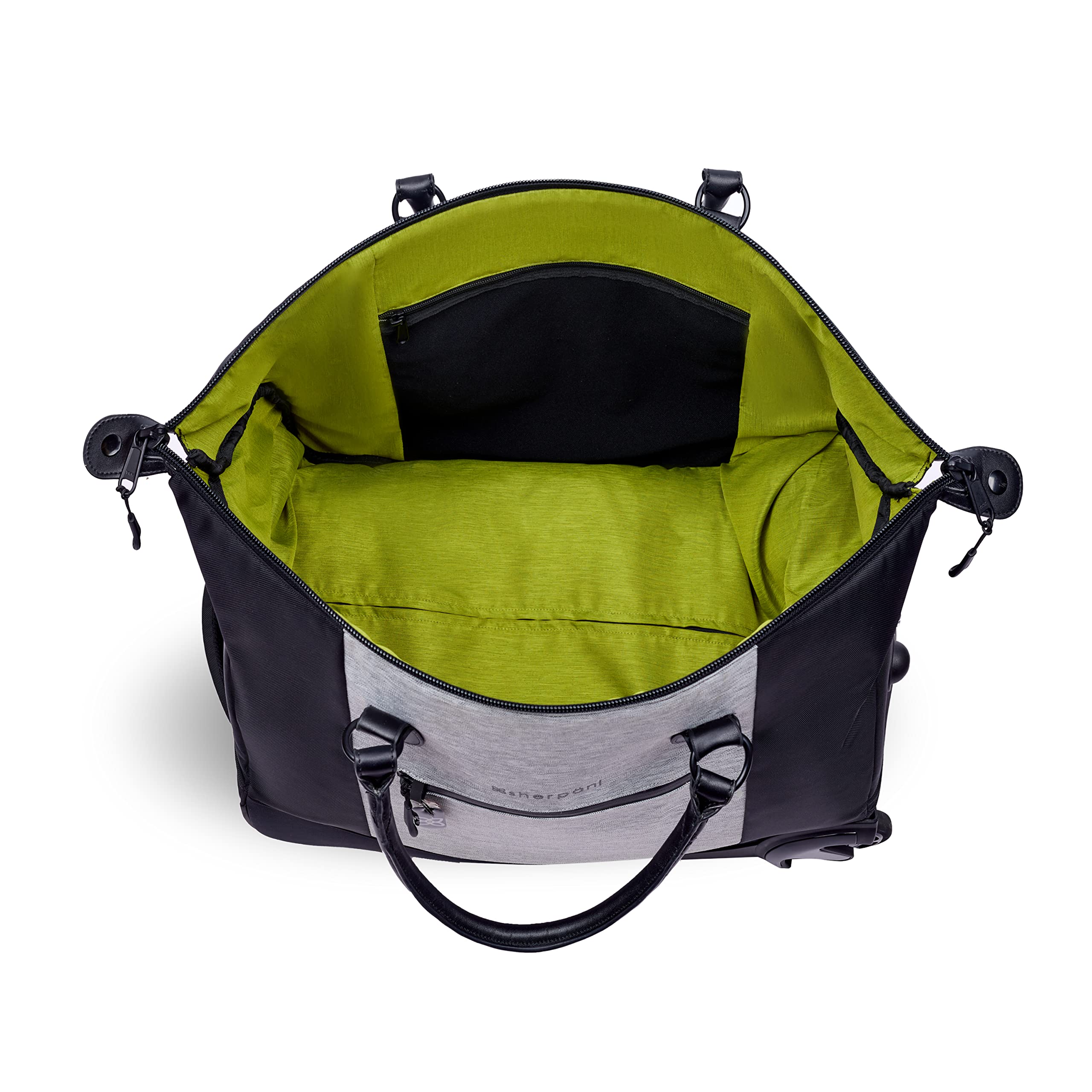 Sherpani Trip 2-Wheeled Rolling Duffel Bag - Lightweight Expandable Travel Duffle for Women - Perfect Carry-On Luggage for Air Travel, Weekend Getaways & Gym Use