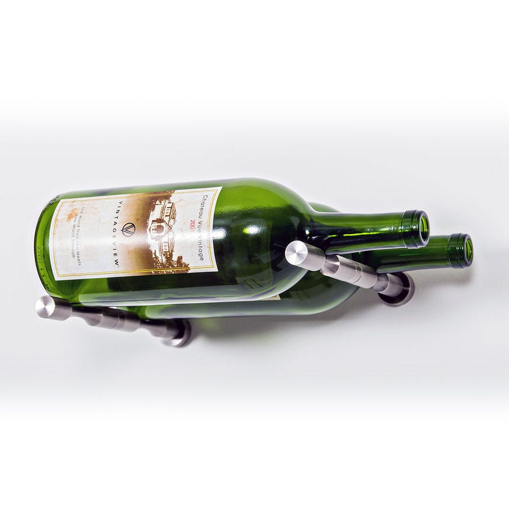 Vino Pins 2 Magnum Bottle Wine Peg - Secure Wine Bottle Holder for Countertop & Bar Organization - Perfect for Wine Storage, Kitchen Decor & Party Serving