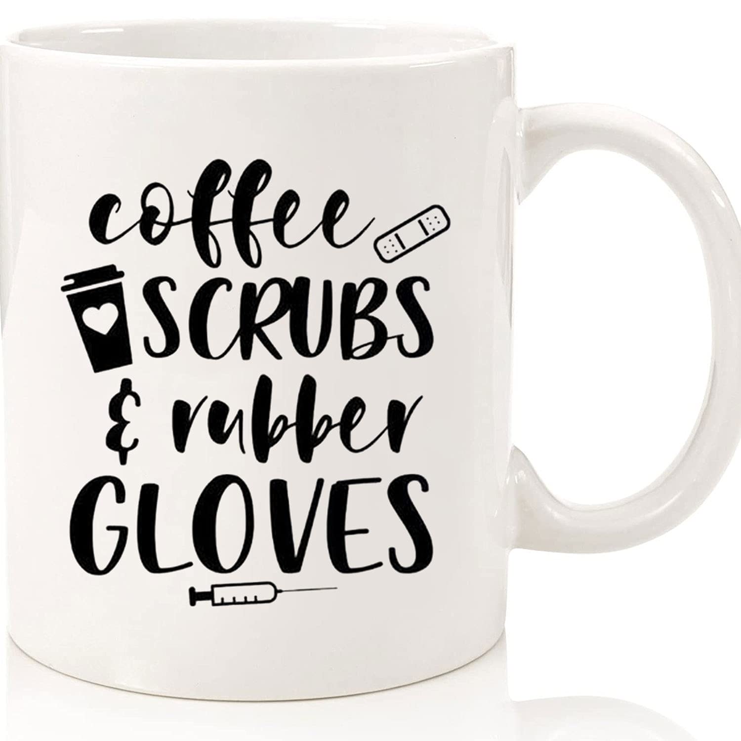 **Personalized Nurse Mug - Custom Ceramic Coffee Cup 11oz & 15oz - Funny NHS Graduation Gift for Nurses - Ideal for Coffee, Tea & Hospital Breaks**
